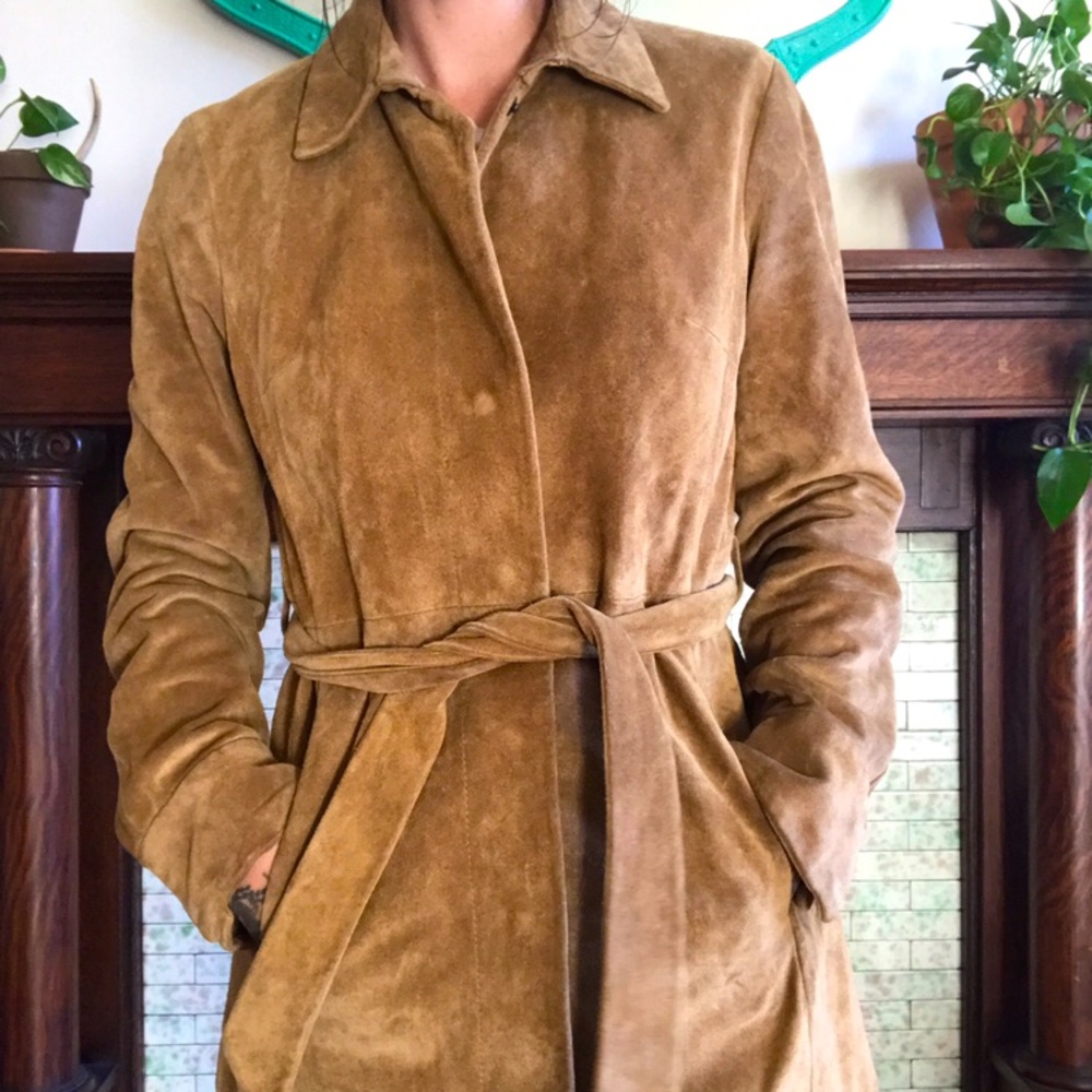 Genuine leather vintage jacket